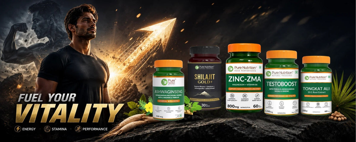 Pure Nutrition men's vitality and stamina supplements