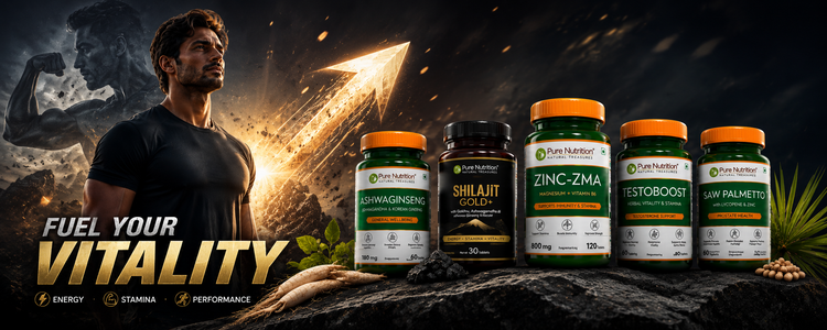 Pure Nutrition men's vitality and stamina supplements
