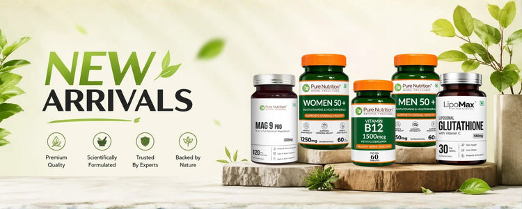 Pure Nutrition new arrivals featuring vitamins, supplements and wellness products