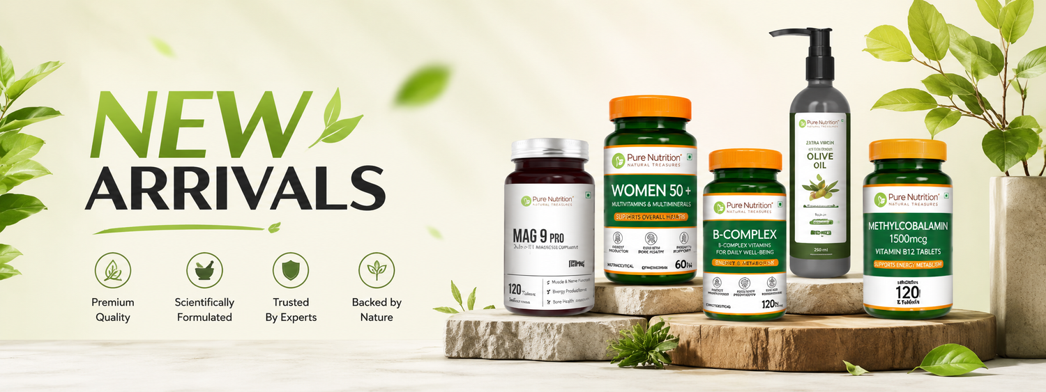 Pure Nutrition new arrivals featuring vitamins, supplements and wellness products