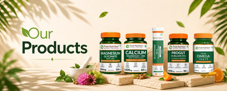 Pure Nutrition all supplements and wellness products collection banner
