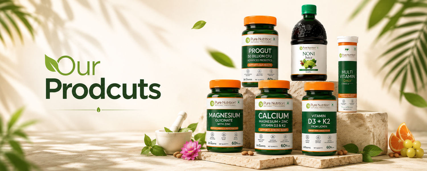 Pure Nutrition all supplements and wellness products collection banner