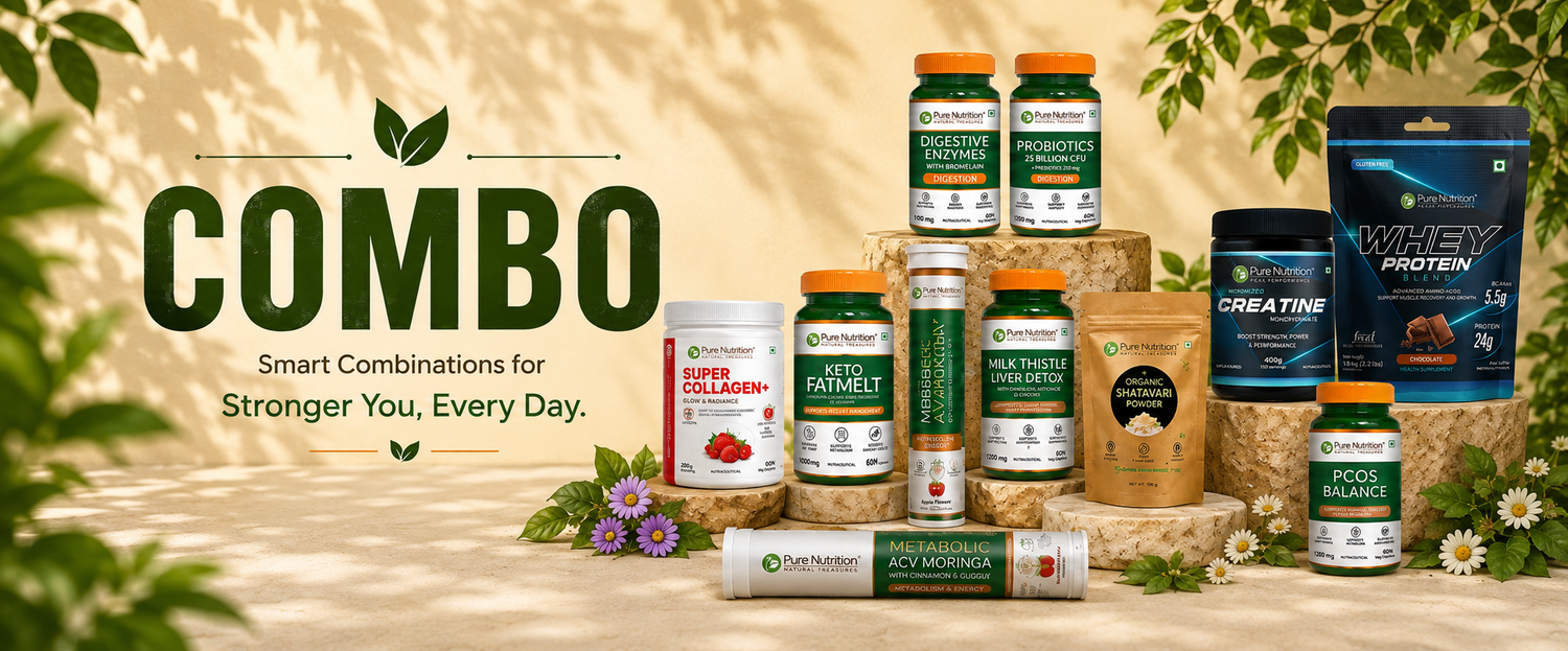 Pure Nutrition combo supplement bundles for wellness goals