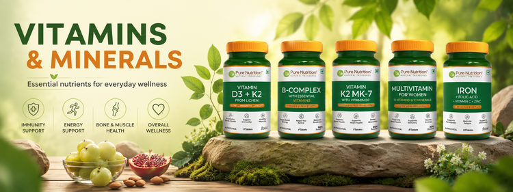 Pure Nutrition vitamins and minerals supplements for everyday wellness