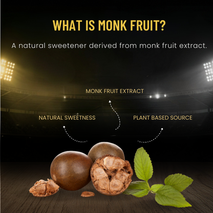 Pure Nutrition Monk Fruit Sweetener with Erythritol – 400g | Zero Calorie Sugar Replacement