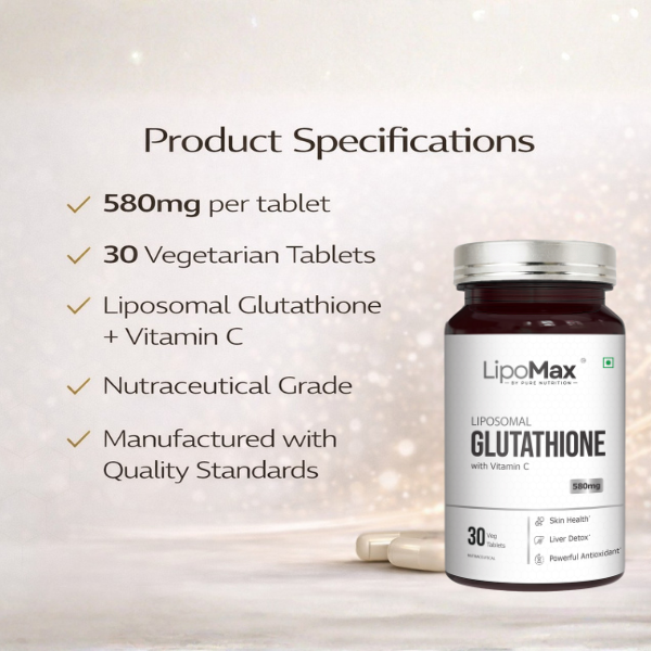 LipoMax Liposomal Glutathione with Vitamin C