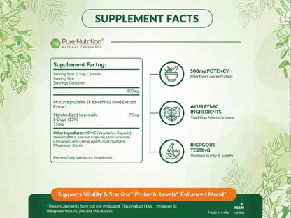 Pure Nutrition Mucuna Pruriens Extract
