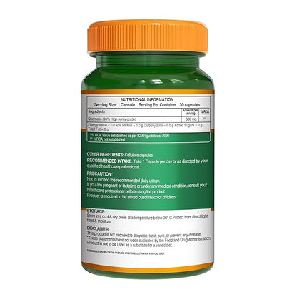 Quercetin 500mg 30 Veg Capsules | High Purity grade | Supports heart health Antioxidant & Immunity.