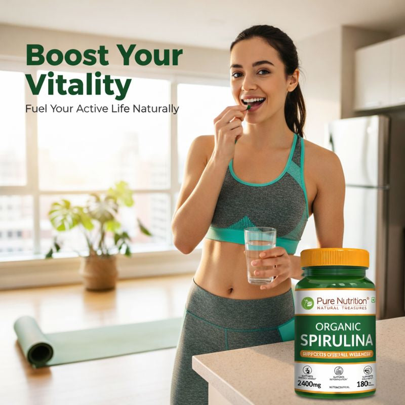 Spirulina Vegetarian Tablets – 180 Tablets