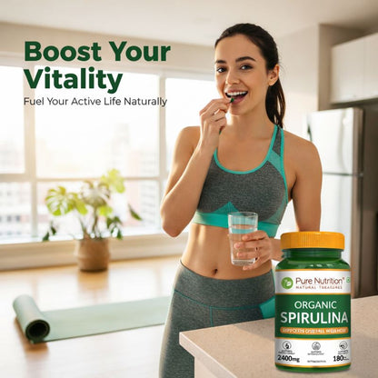 Spirulina Vegetarian Tablets – 180 Tablets