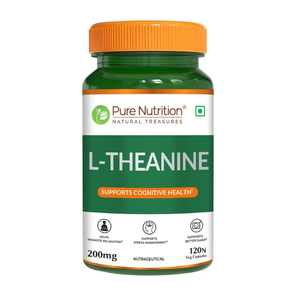 L-Theanine 200mg | Amino Acid Supplement | Cognitive & Relaxation Support