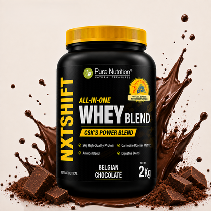 NXTShift All-in-One Whey Protein Blend – 26g Protein | 2kg Pack