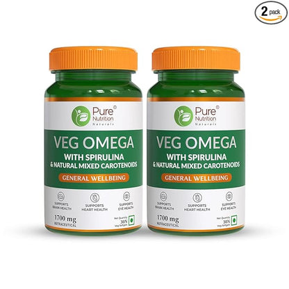 Omega 3-5-6-7-9 (1000mg) Softgels with Seabuckthorn Oil & Flaxseed Oil - 30 Softgels