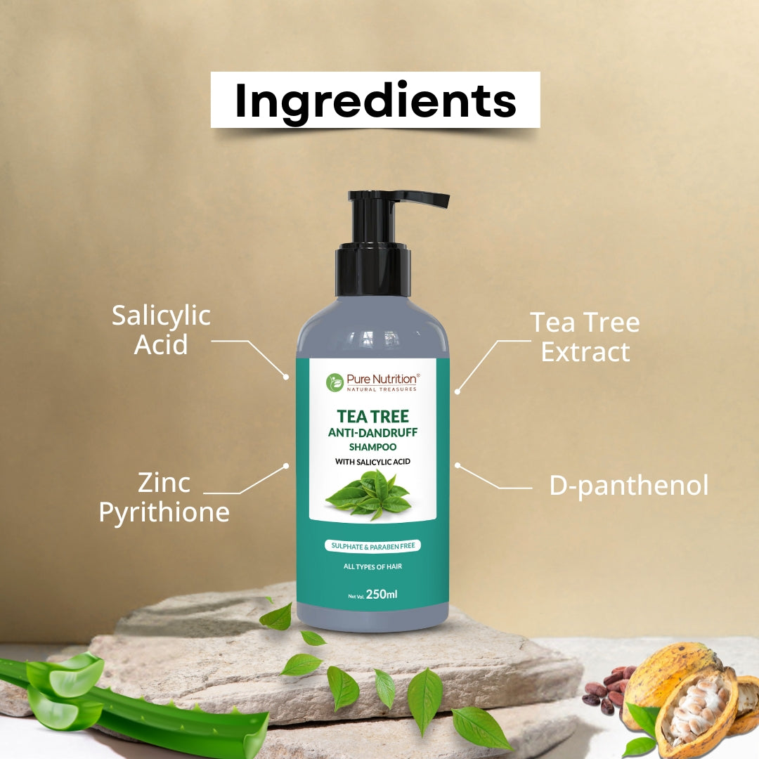 Pure Nutrition Tea Tree Anti-Dandruff Shampoo and Conditioner 