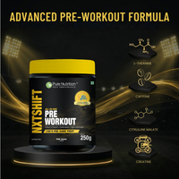 NXTShift Pre-Workout  Caffeine, L-Theanine & Citrulline for Energy & Focus
