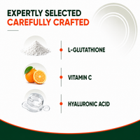 Glutathione 500mg with Vitamin C & Saffron | Effervescent Tablets for Skin Glow