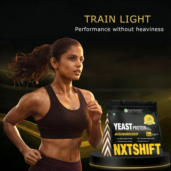 Pure Nutrition NXTShift Yeast Protein Powder 1kg | Plant-Based Protein with Essential Amino Acids