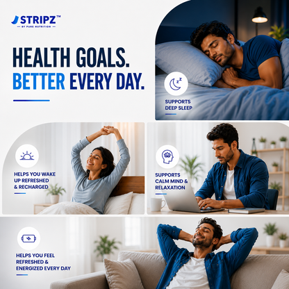 Deep Sleep & Relax Oral Strips – Melatonin, Botanicals & Vitamin B6 (30 Strips)