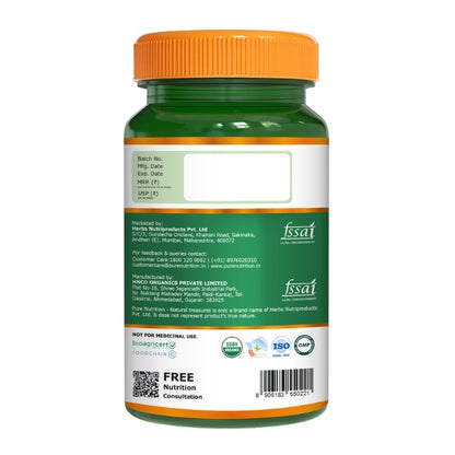 Organic Triphala 1200mg | Amla, Haritaki & Bibhitaki | Herbal Wellness Supplement | 120 Vegetarian Tablets
