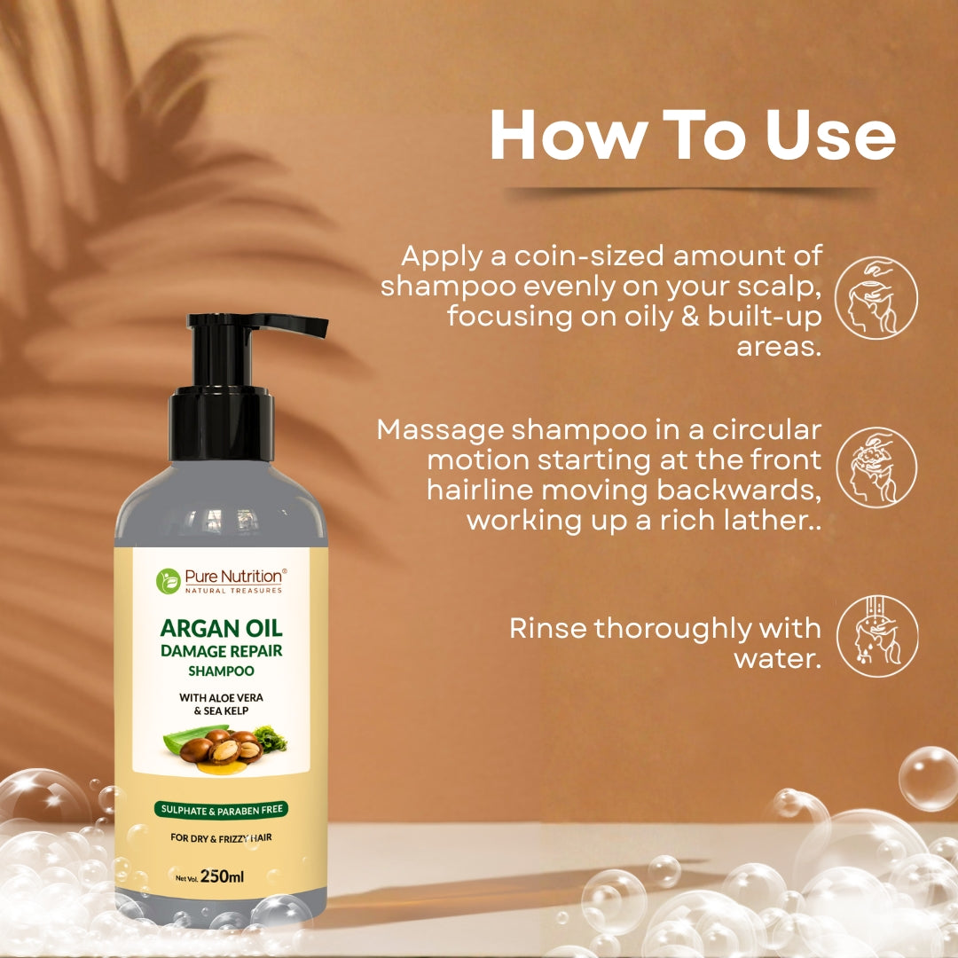 Argan oil damage repair shampoo