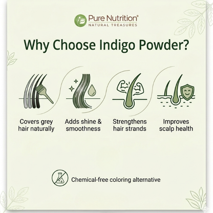 Pure Nutrition Natural Organic Indigo Powder