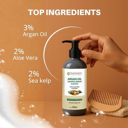 Argan oil damage repair shampoo