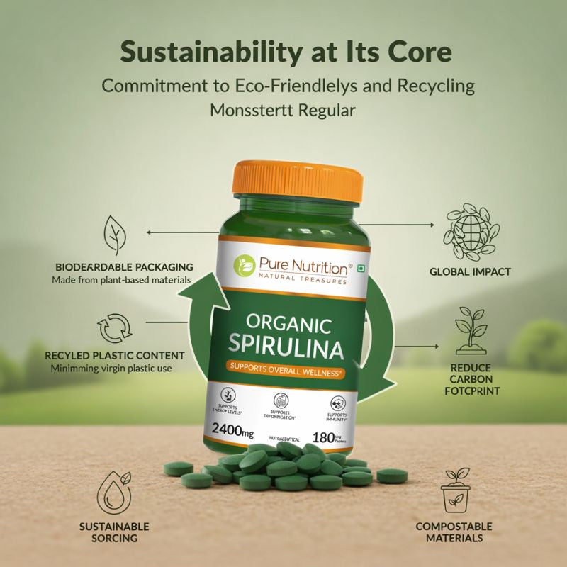 Spirulina Vegetarian Tablets – 180 Tablets
