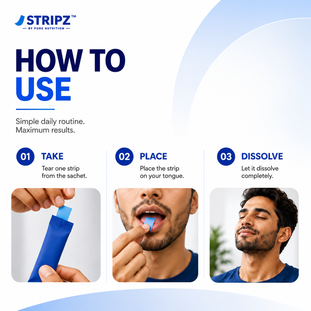 Deep Sleep & Relax Oral Strips – Melatonin, Botanicals & Vitamin B6 (30 Strips)