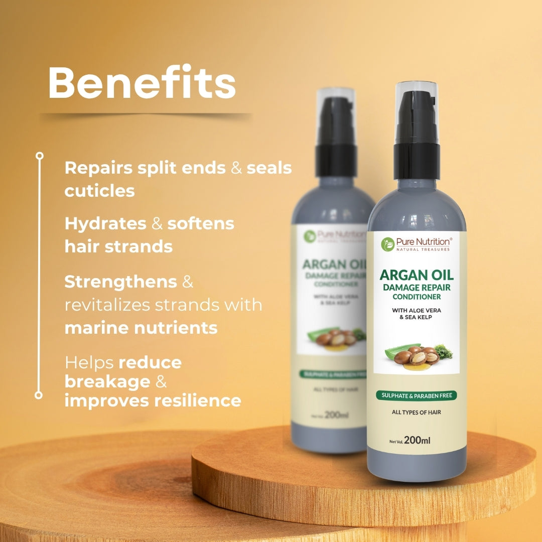 Pure Nutrition Argan Oil Damage Repair Conditioner 