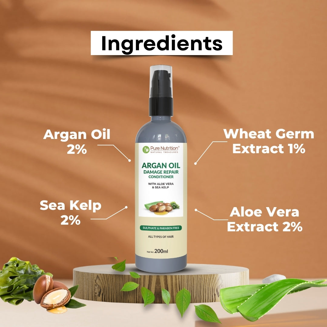 Pure Nutrition Argan Oil Damage Repair Conditioner 