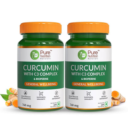 Curcumin with C3 Complex and Bioperine - 60 Capsules