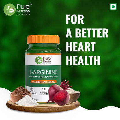 L Arginine Supplement - 60 Capsules