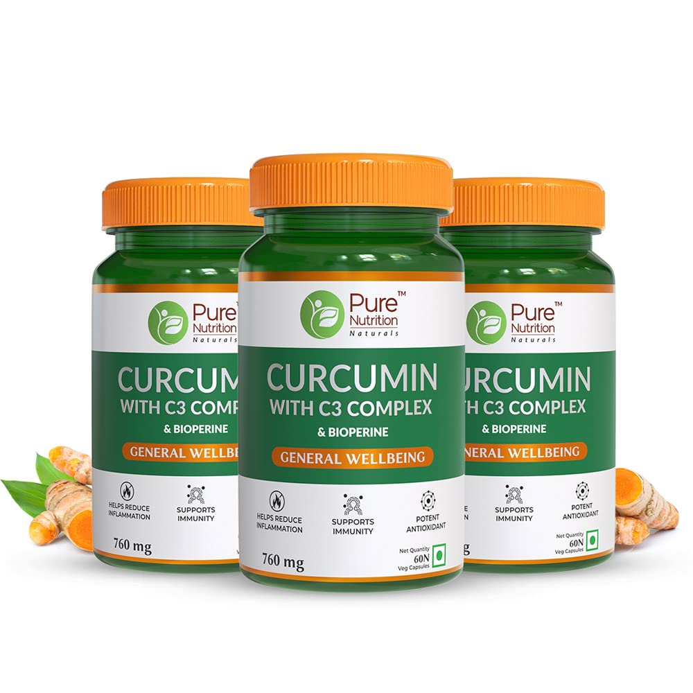 Curcumin with C3 Complex and Bioperine - 60 Capsules