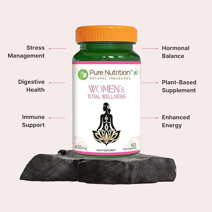 Women's Total Wellness Supplement - 60 Vegetarian Capsules | Supports Overall Health and Vitality for Women