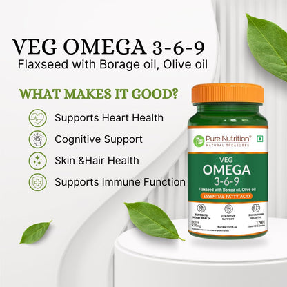 Veg Omega 3-6-9 | 120 Capsules