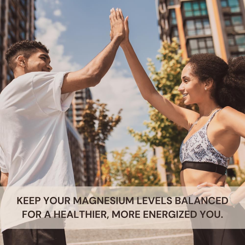 Magnesium Glycinate + Zinc, 60 Veg Tablets | For Bone, Muscle & Nerve Health l Better Relaxation & Sleep Quality | Helps Ease Period Cramps | Supports Stress Relief & Heart Health