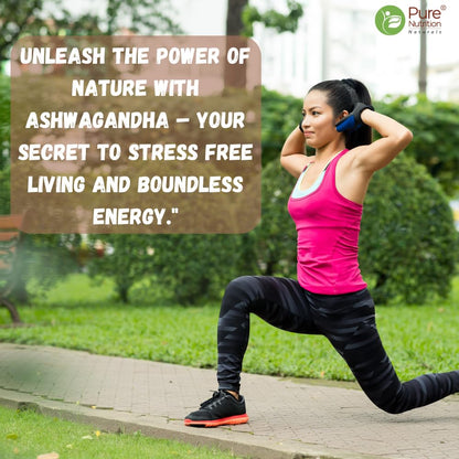 Pure Nutrition Organic Ashwagandha - 180 Tablets