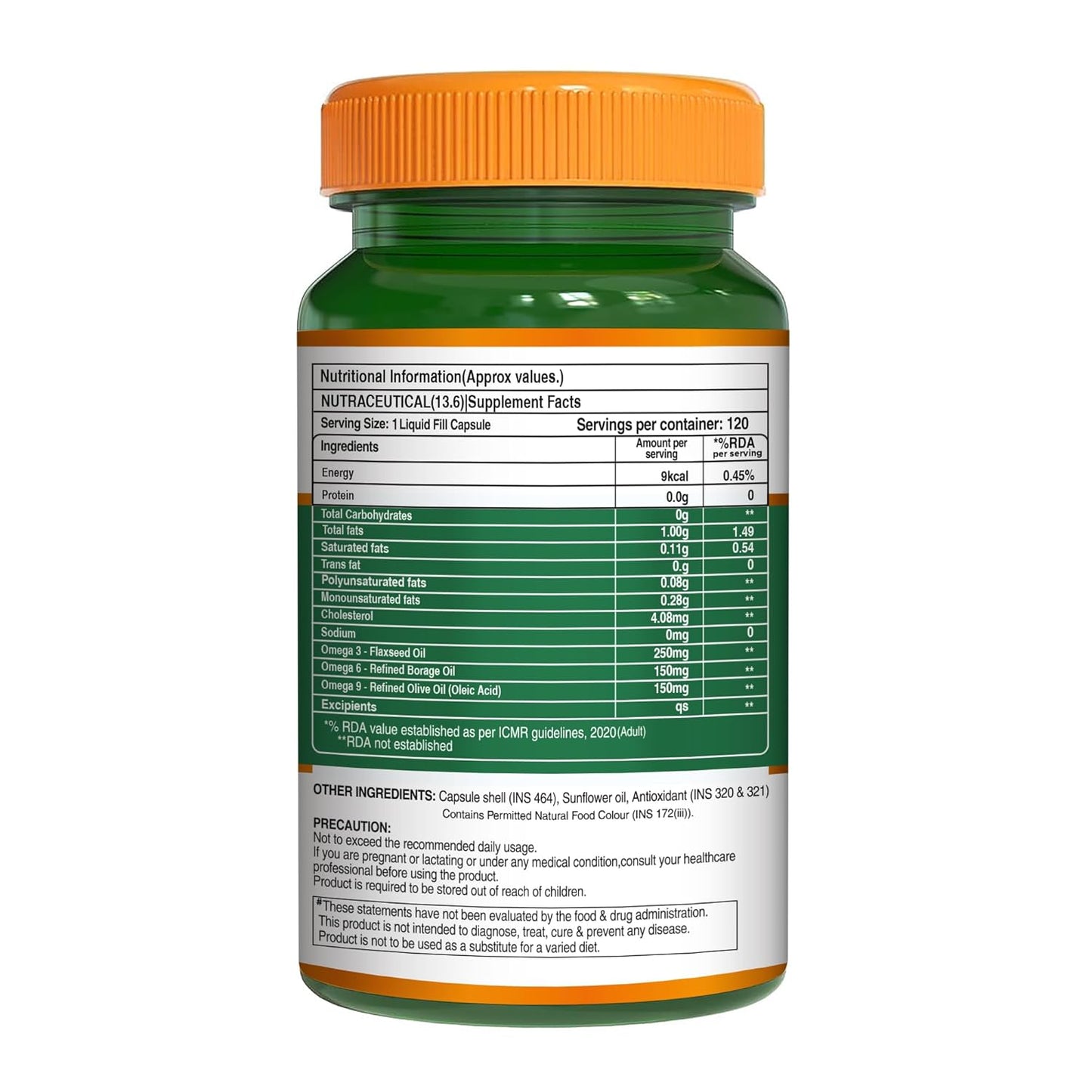 Veg Omega 3-6-9 | 120 Capsules