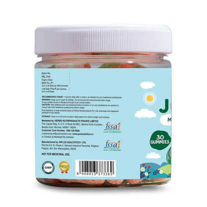 Multivitamin Kids Gummies - 30 Vegetarian Gummies | Supports Healthy Growth and Development