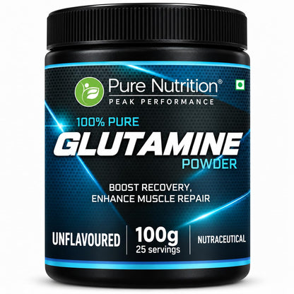 L-Glutamine Powder 100g Muscle Recovery, Endurance & Gut Health