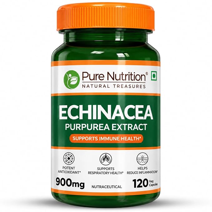 Echinacea Extract Capsules  120 Count | Immune Boost & Antioxidant Support