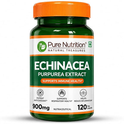 Echinacea Extract Capsules  120 Count | Immune Boost & Antioxidant Support