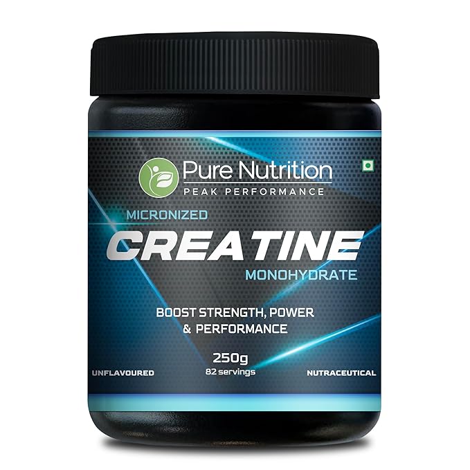 Creatine Monohydrate Powder - 250g | Unflavored Supplement for Energy, Strength, and Performance Enhancement