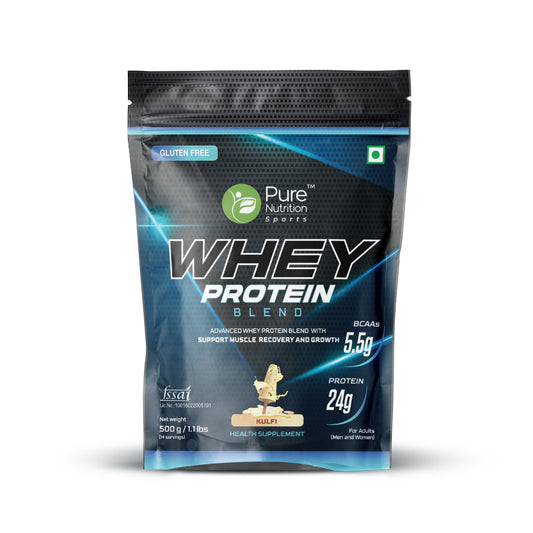 Whey Protein Blend For Muscle building, Lean muscle building (Kulfi )- 500 gm