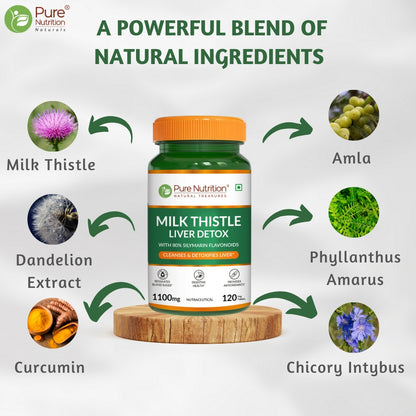 Pure Nutrition Milk Thistle Liver Detox 