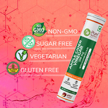 ACV Effervescent Tablet Weight Management & Gut Health | Apple Cider Vinegar