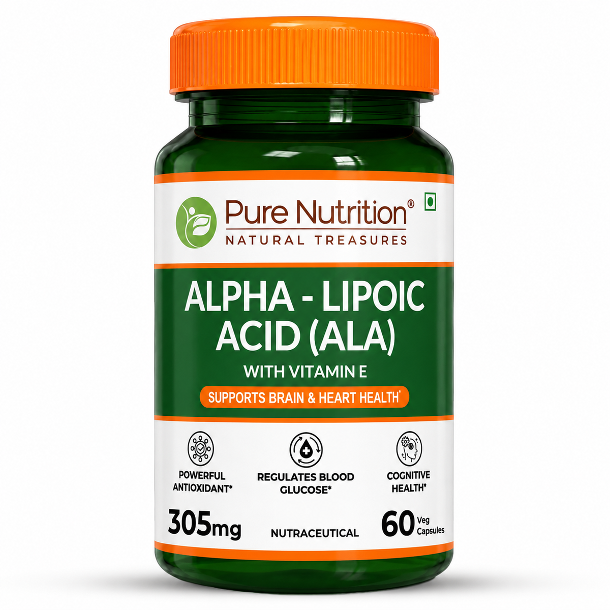 Alpha Lipoic Acid (ALA) 305mg  Antioxidant & Nerve Health Support