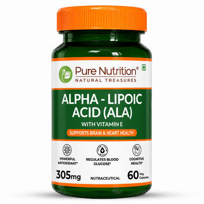 Alpha Lipoic Acid (ALA) 305mg  Antioxidant & Nerve Health Support