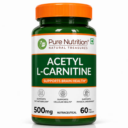 Acetyl L-Carnitine 500 mg | 60 Vegetarian Tablets