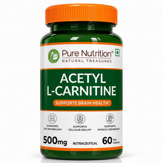 Acetyl L-Carnitine 500 mg | 60 Vegetarian Capsules